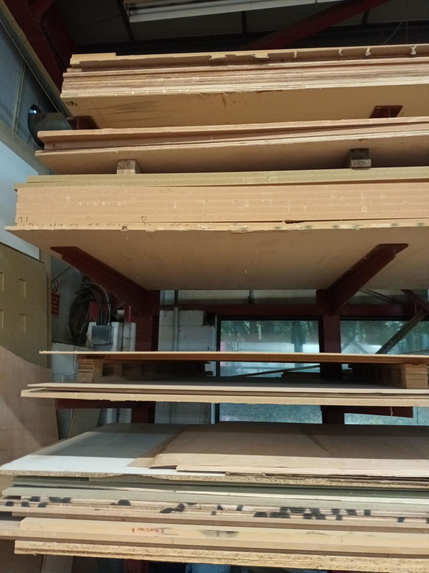 Quantity of MDF and ply sheets of various sizes (excludes rack) - Image 3 of 3