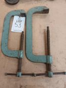 2 large G-clamps