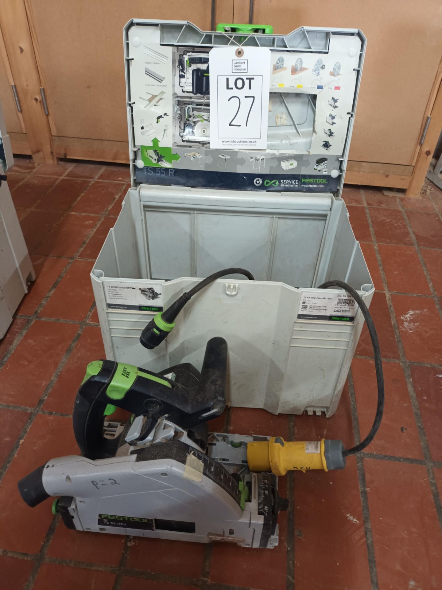 Festool TS55R REG plunge saw with spare blade, 110v (boxed)