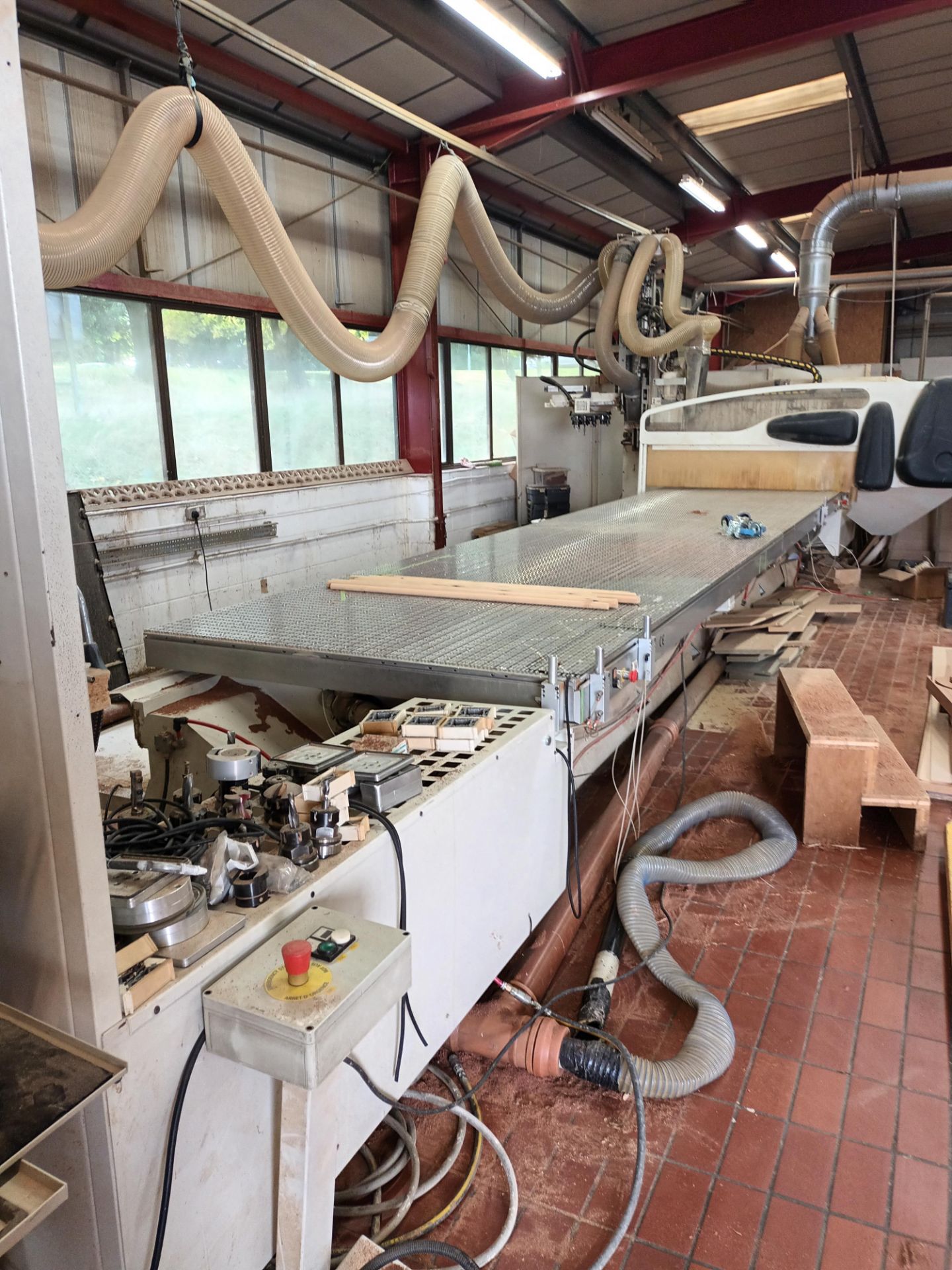 SCM Record 240 CNC router (2002) 3 phase, 400v, S/N: AA1/013056, with vacuum table slide (6700mm x - Image 5 of 13