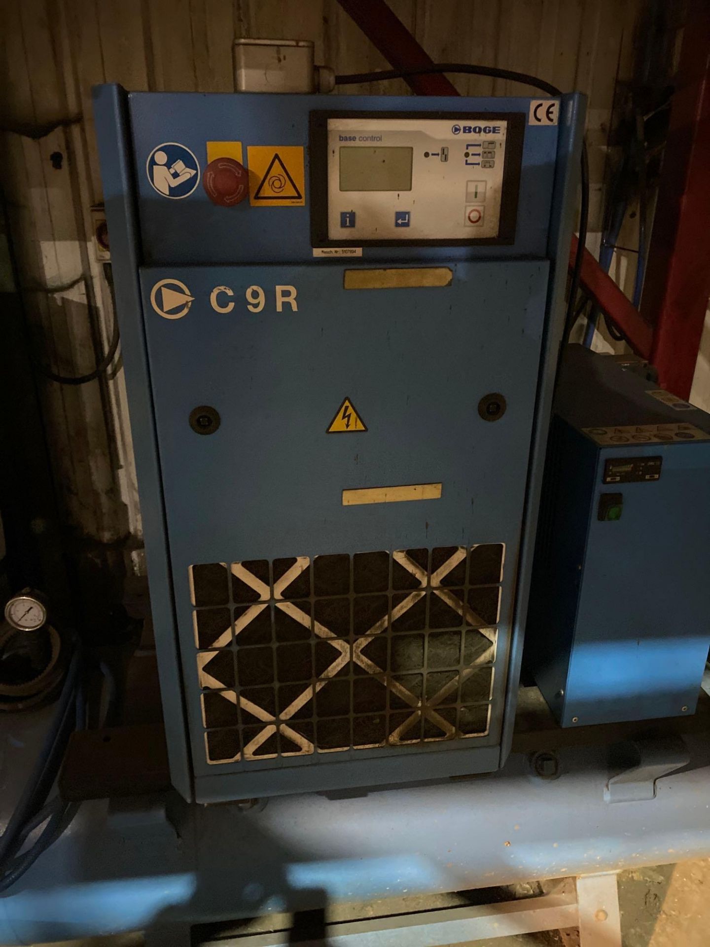 Boge C9R Combi air compressor receiver and dryer - Image 2 of 5