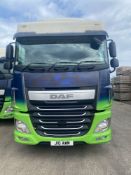 DAF XF HGV tractor unit, Euro 6 12902cc first registered 4th March 2015