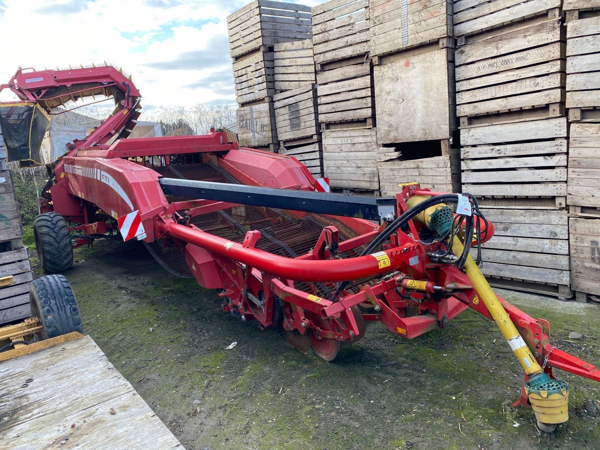 Grimme GT 170 potato harvester, serial number 45000722