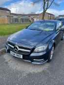 Mercedes-Benz CLS250 CDI AMG Blue-CY SP, registration number WJ14YKD, first registered on 24/03/2014