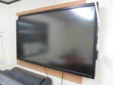 Unnamed wall mounted 54" touchscreen monitor