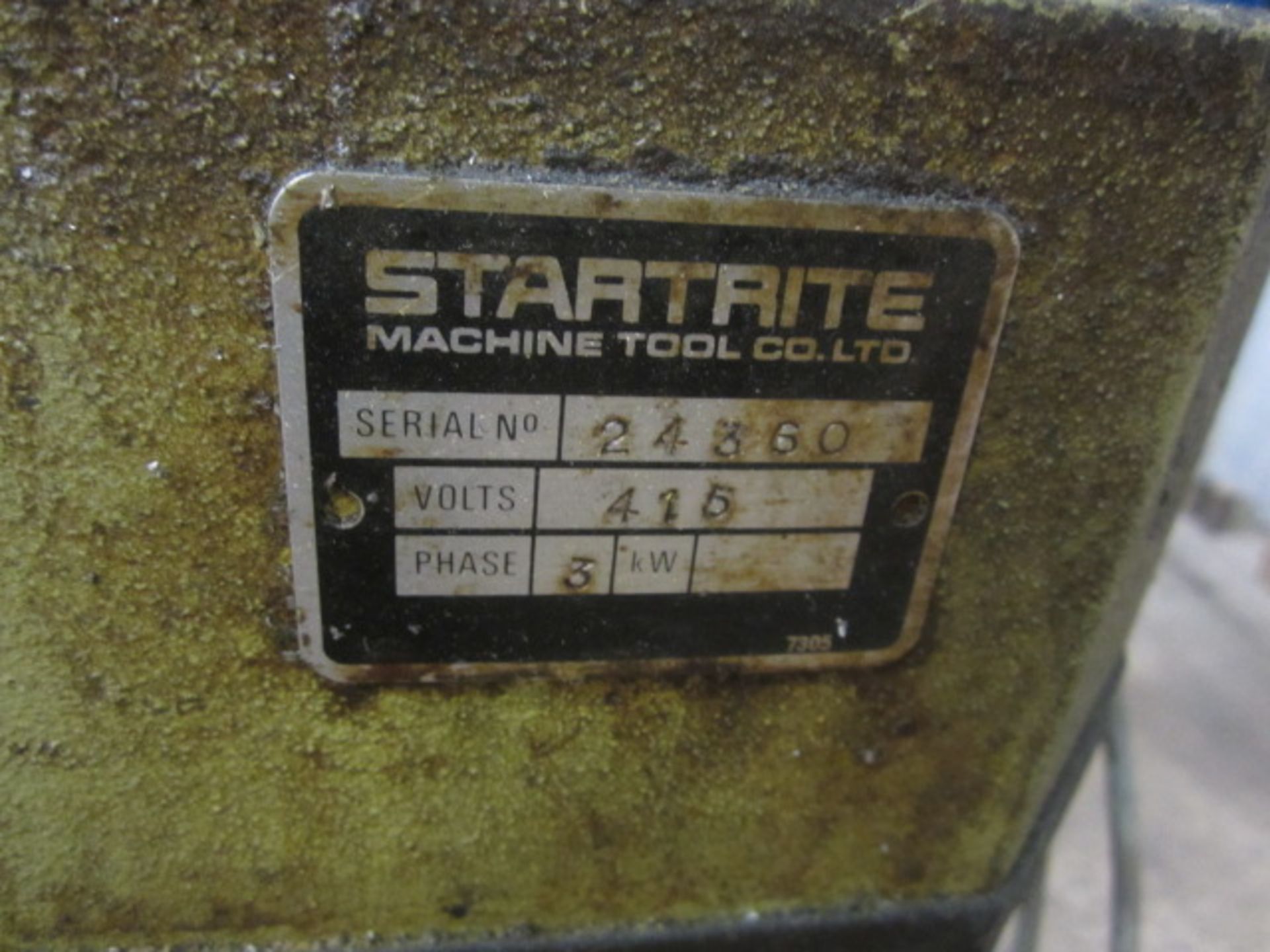 Startrite steel mitre cut off saw, serial no. 24360 (3 phase) - Image 4 of 5