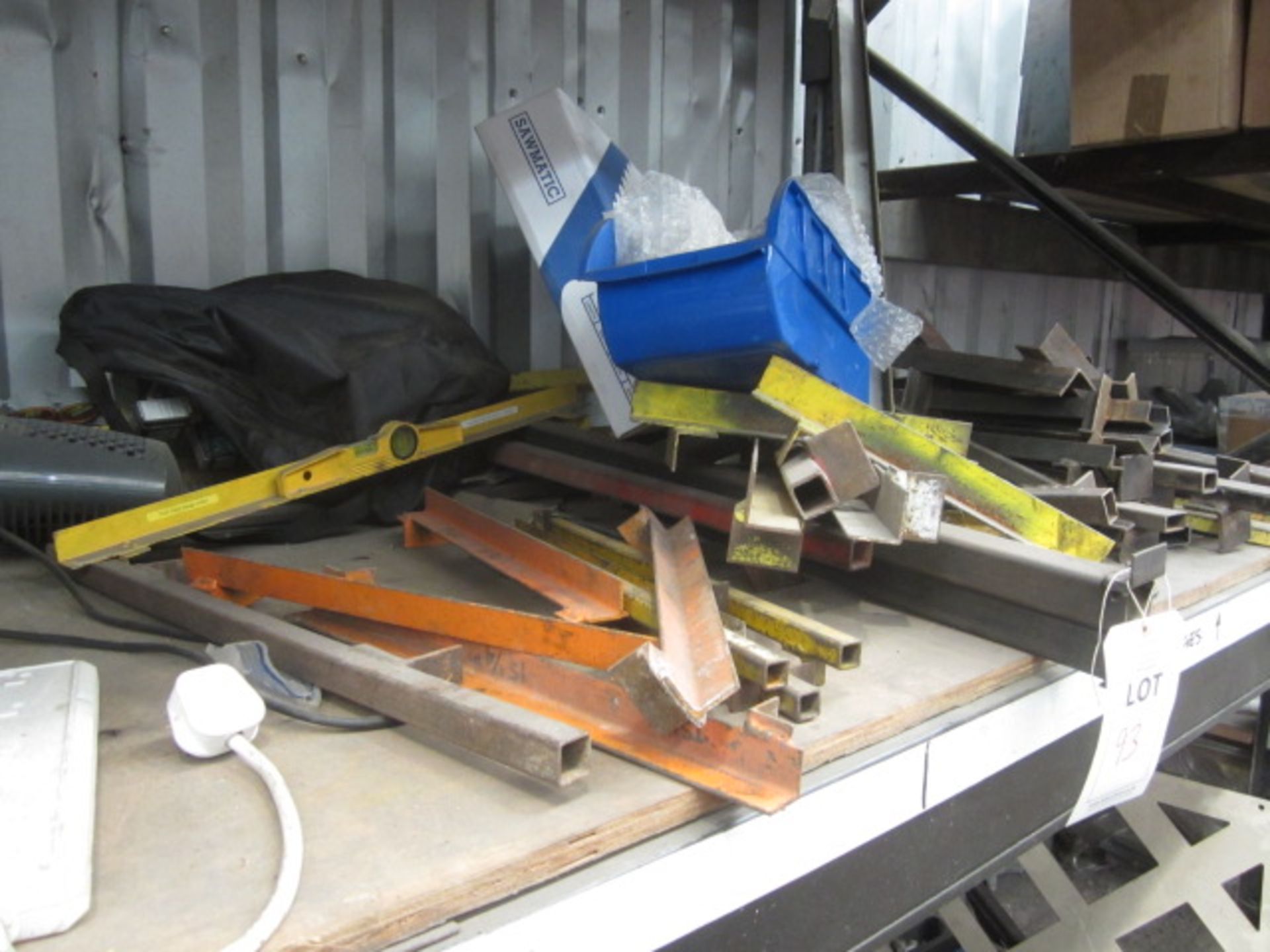 Quantity of assorted steel profiles, as lotted - please refer to auction images - Image 6 of 10