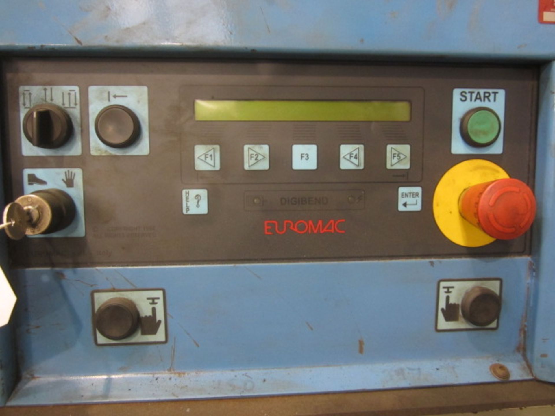 Euromac Digihead 720 bending machine, serial no. 3730203, model Digi720, wandering foot control ( - Image 3 of 6