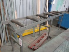 Gravity roller table, approx., size: 3m x 500mm