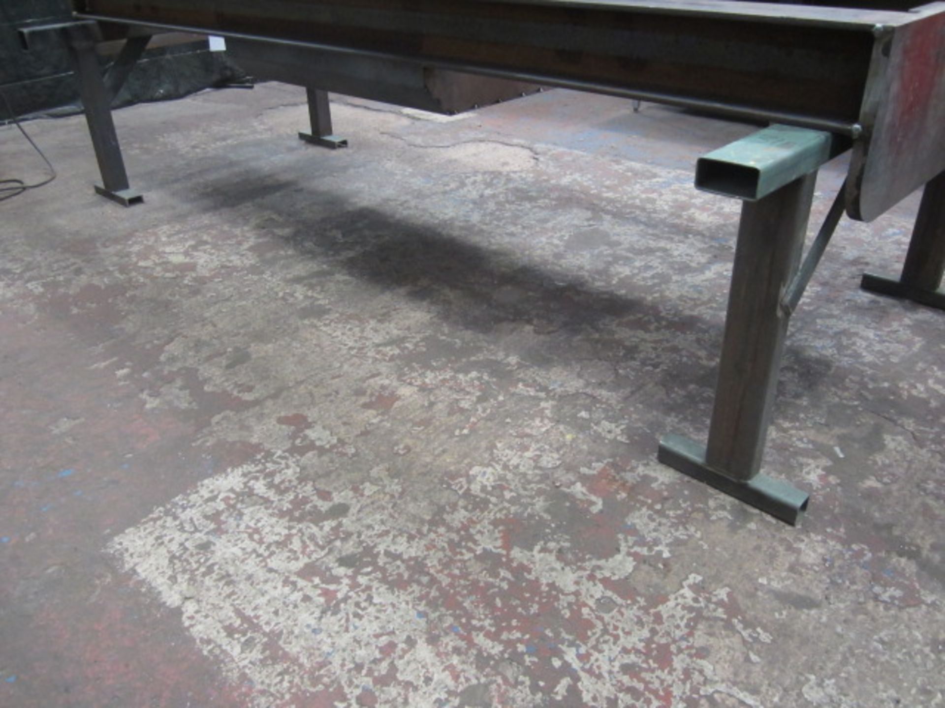 Six metal frame trestles - Image 3 of 4