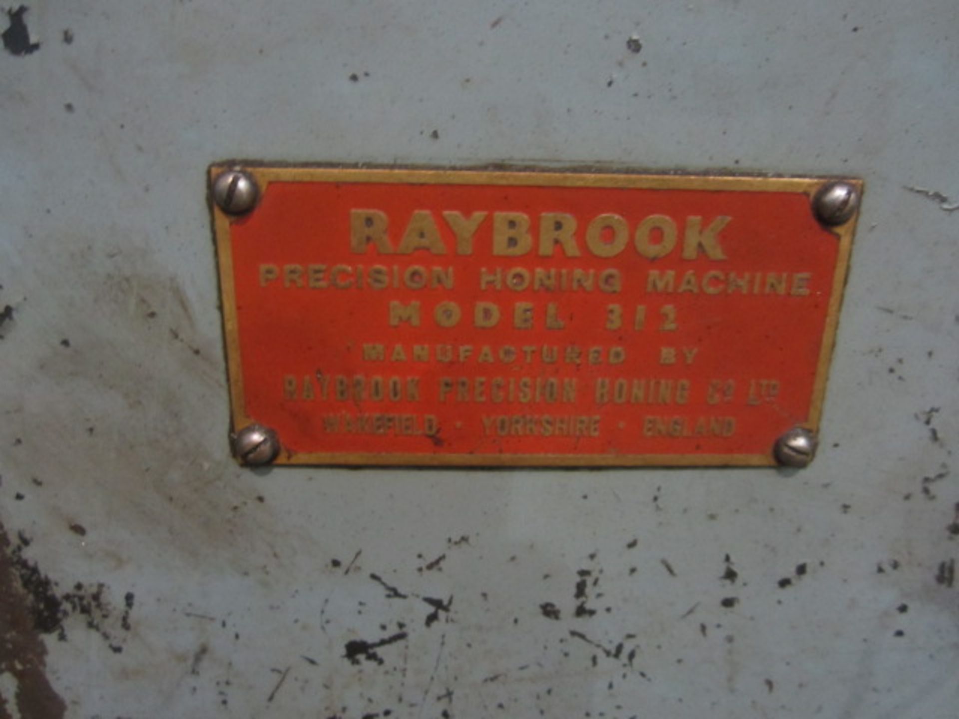 Raybrook 312 precision honing machine - Image 3 of 5