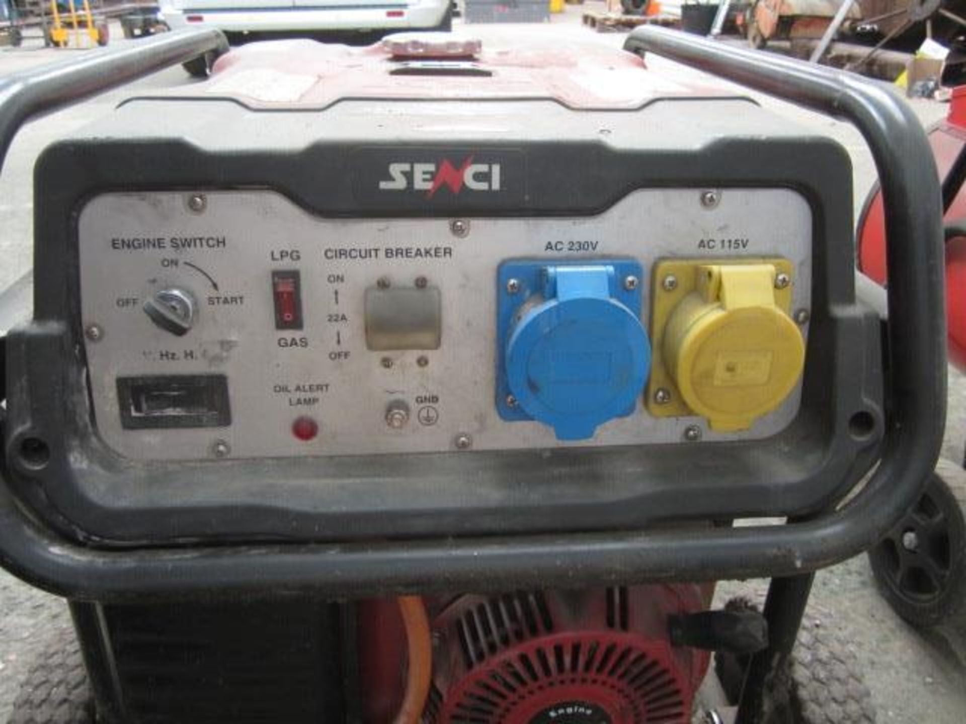 Senci SC6000E-II portable duel fuel generator, output gasoline 5000w / output LPG 4000w, 1 x - Bild 5 aus 8