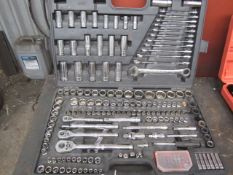 Halfords ratchet, socket and spanner set