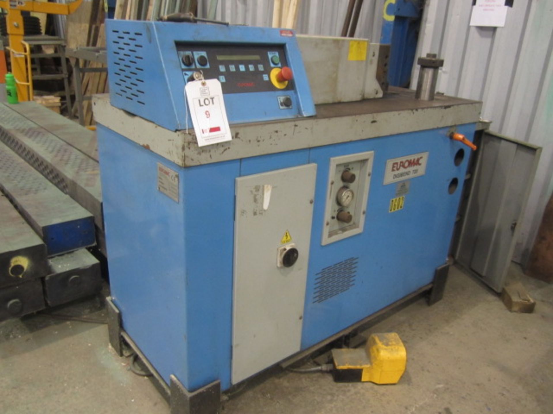 Euromac Digihead 720 bending machine, serial no. 3730203, model Digi720, wandering foot control ( - Image 2 of 6