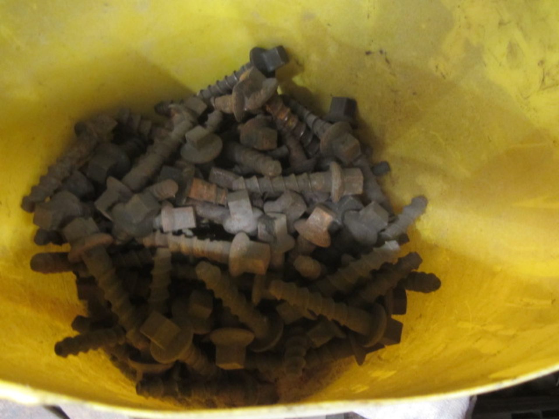 Contents of bay of racking including steel profiles, heavy duty bolts, metal clips etc., as lotted - - Image 5 of 19