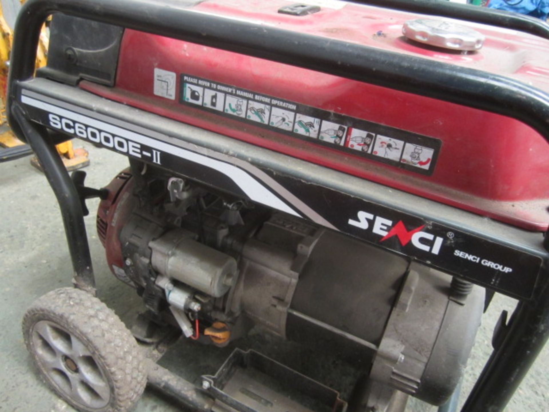 Senci SC6000E-II portable duel fuel generator, output gasoline 5000w / output LPG 4000w, 1 x - Bild 2 aus 8