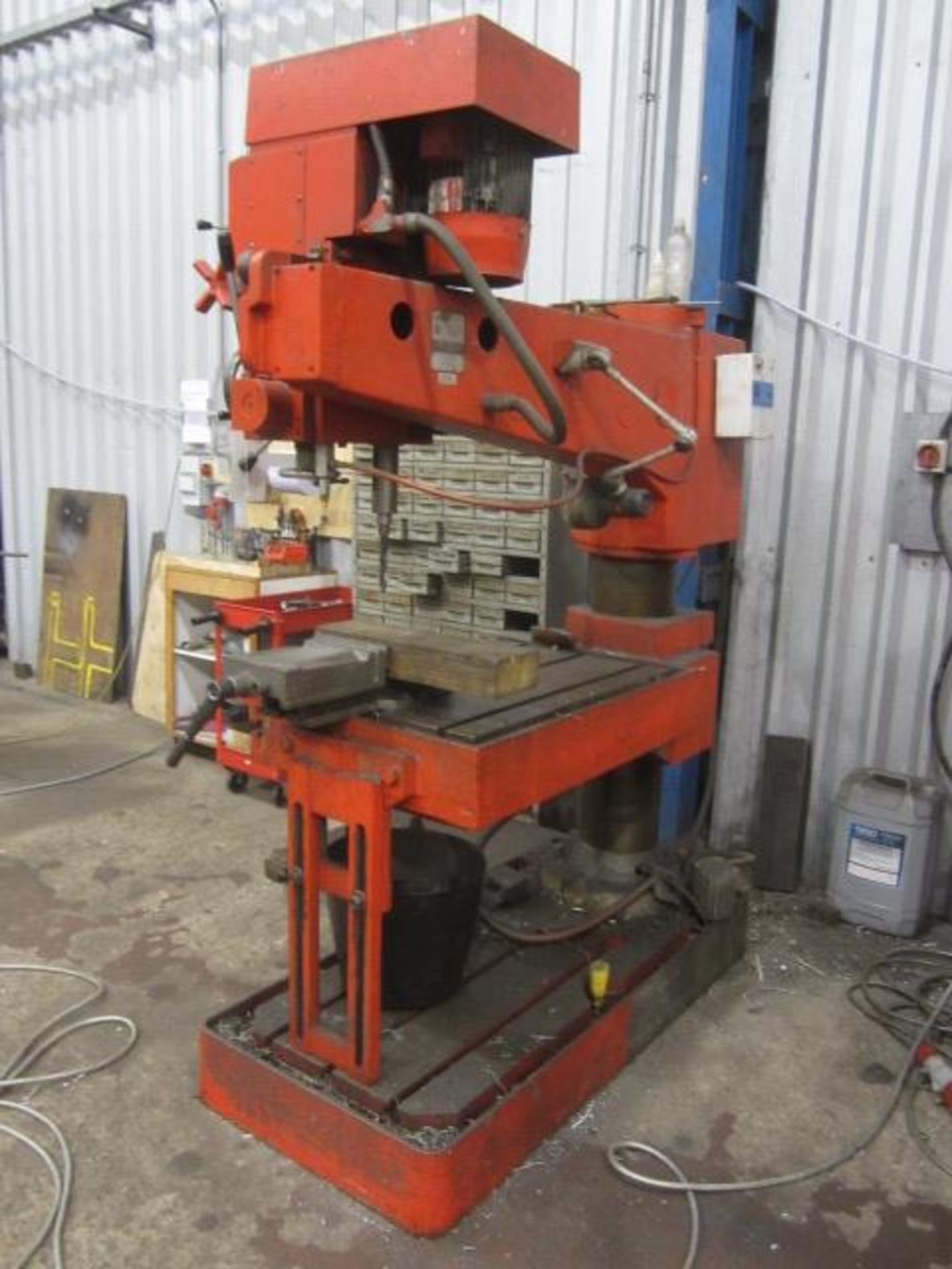 Smith Wilkinson Ltd manually operated X, Y, Z axis pillar drill, max rpm 2000, serial no. 82 8004, , - Image 5 of 11