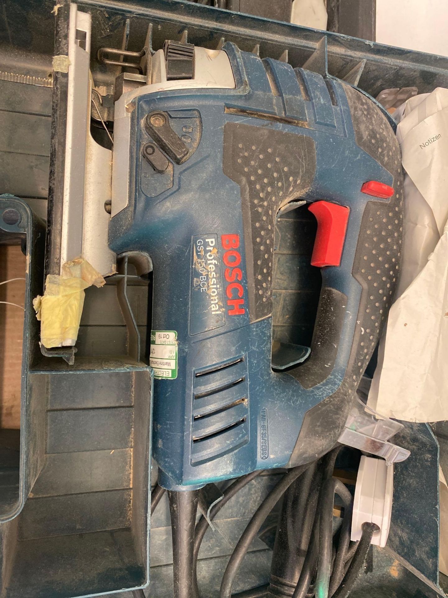 Bosch GST 150 BCE professional jigsaw 240v complete with carry case - Image 2 of 4