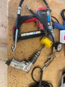 Pneumatic drill, pneumatic nailer, and two pneumatic tyre inflators