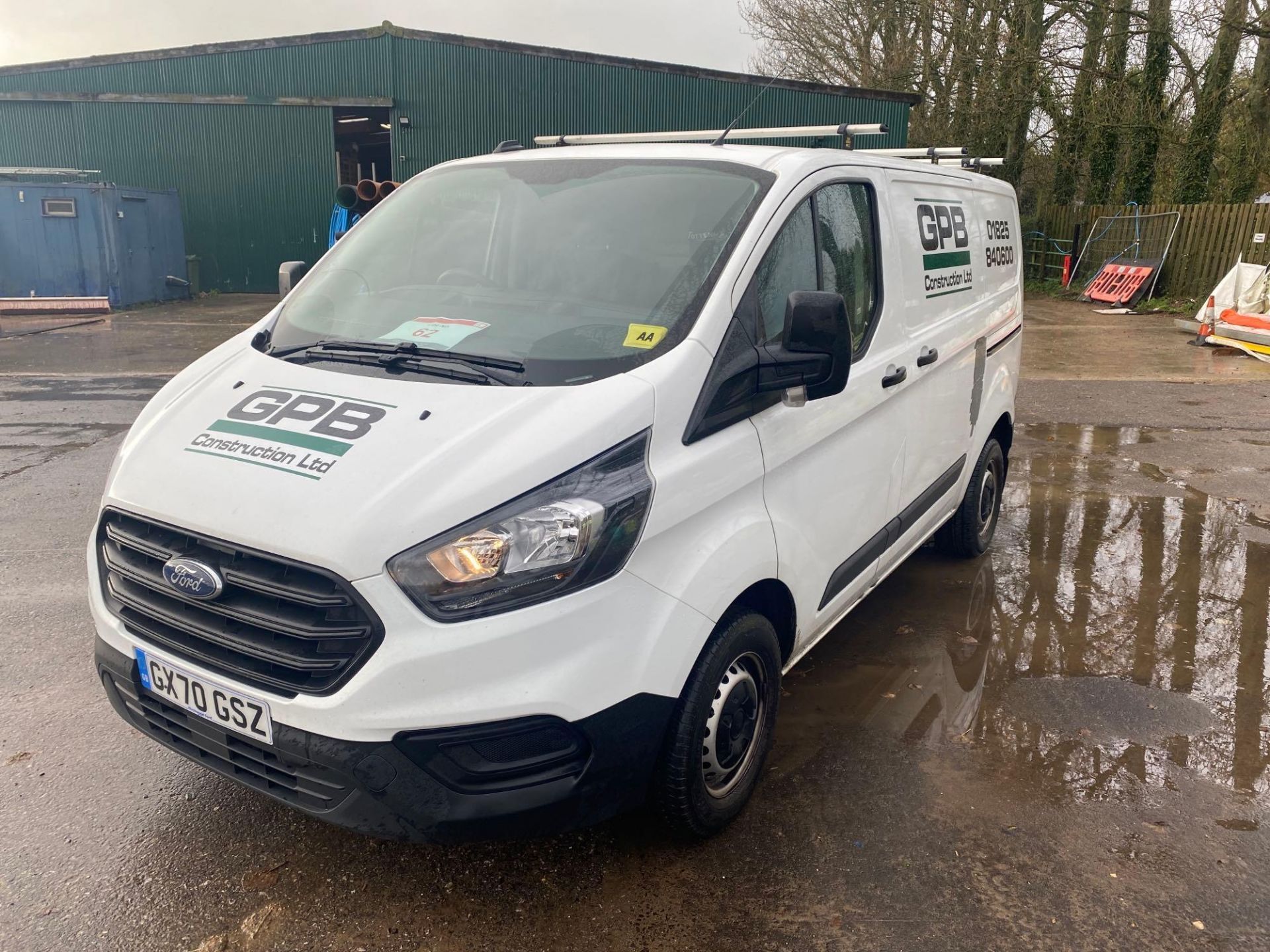 FORD TRANSIT CUSTOM 280 L1 DIESEL FWD - 2.0 ECOBLUE 105PS LOW ROOF LEADER VAN, DOR 29/09/2020 - Image 3 of 11