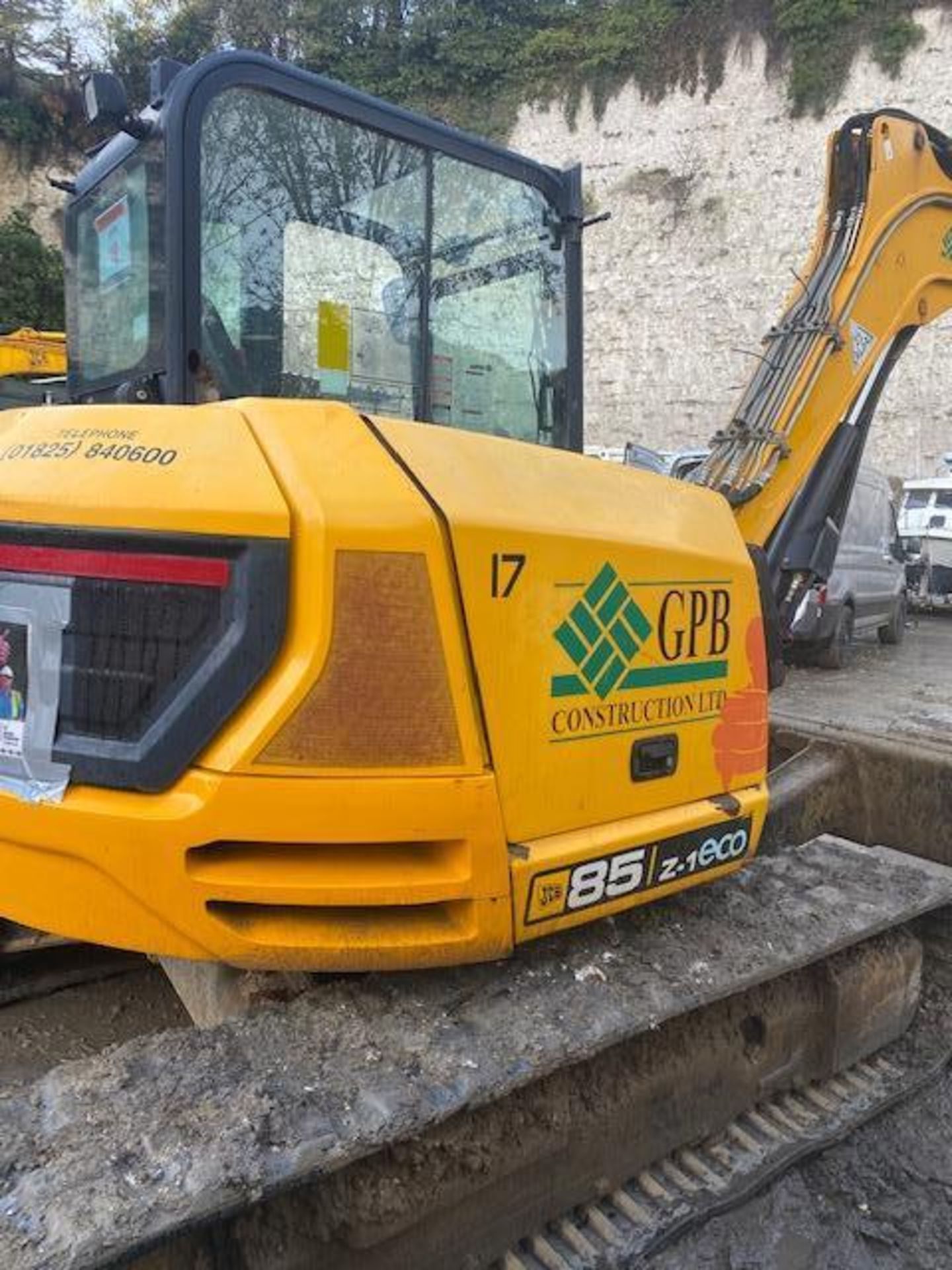 JCB JCB85Z1 8 ton excavator (E17) (2015) - Image 4 of 12