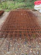 Various size Rebar from 20 mm down to 10 mm and various size rebar grids