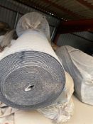 7 rolls of various foam and plastic packing