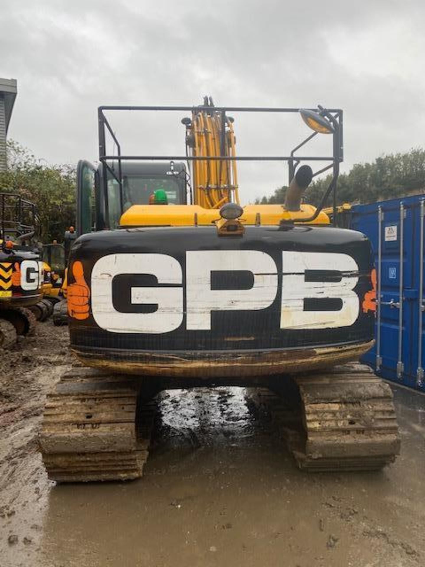 JCB JS130LC+ 13 ton excavator (E12) (2014) - Image 4 of 12