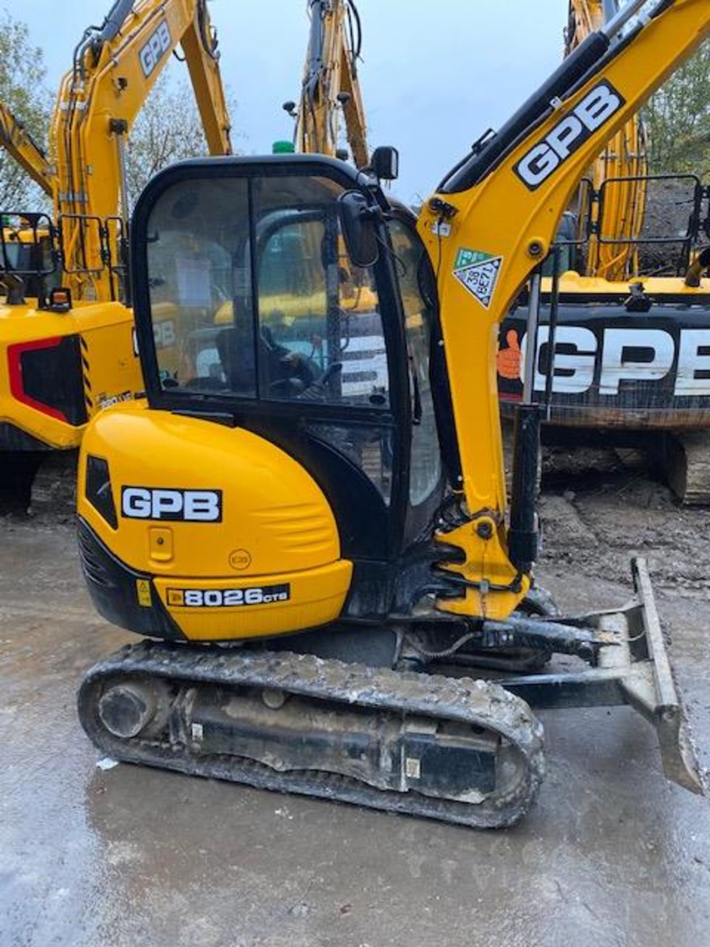 JCB 8026 3T 3 ton excavator (E39)(2021) - Image 3 of 10