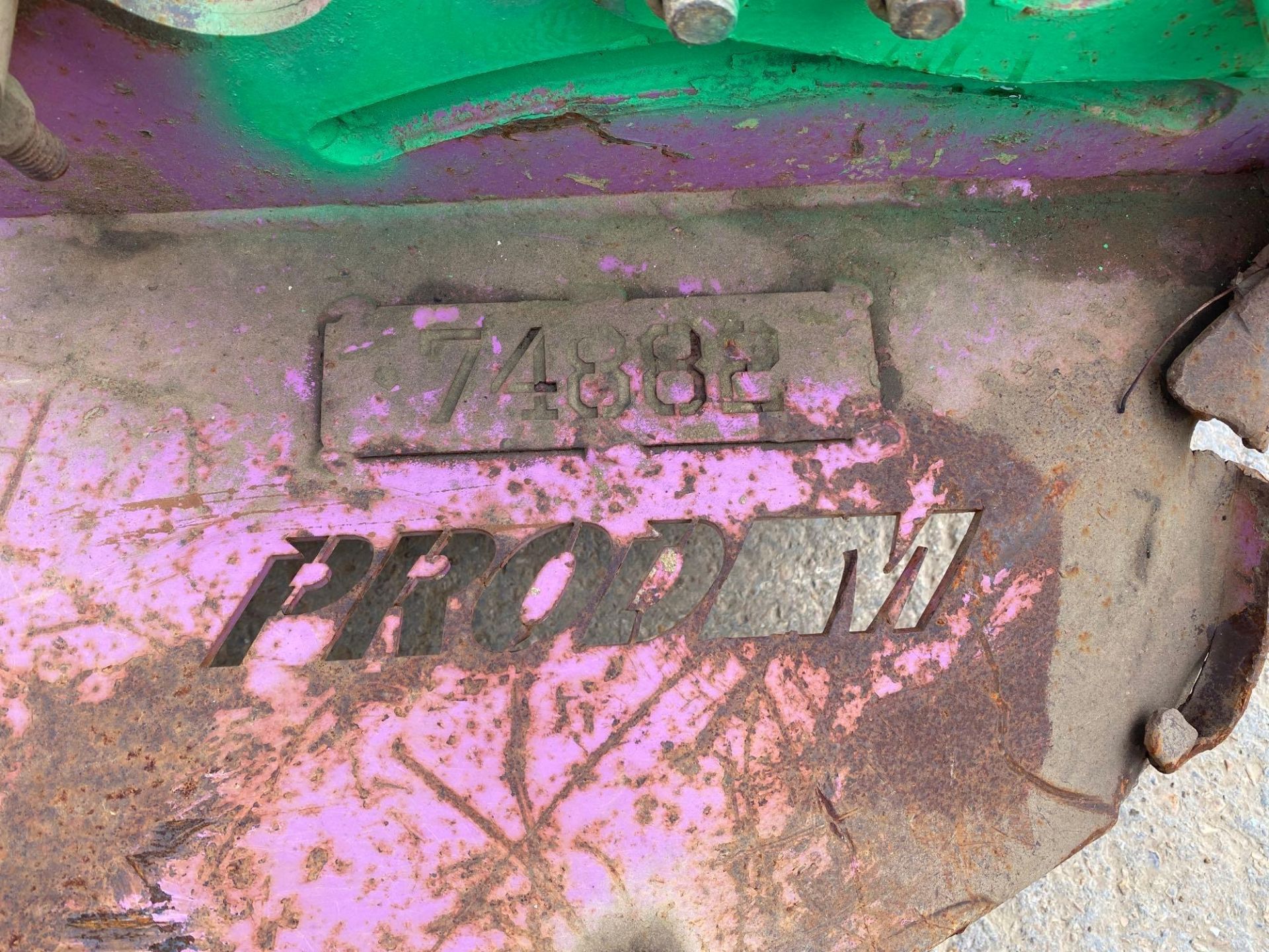 ProDem excavator forklift attachment serial number 74882, WLL 2000kg - Image 4 of 5