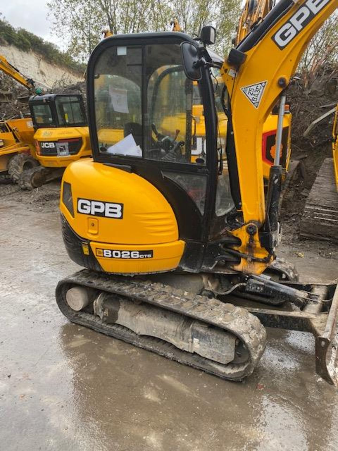 JCB 8026 3T 3 ton excavator (E29)(2020) - Image 3 of 13