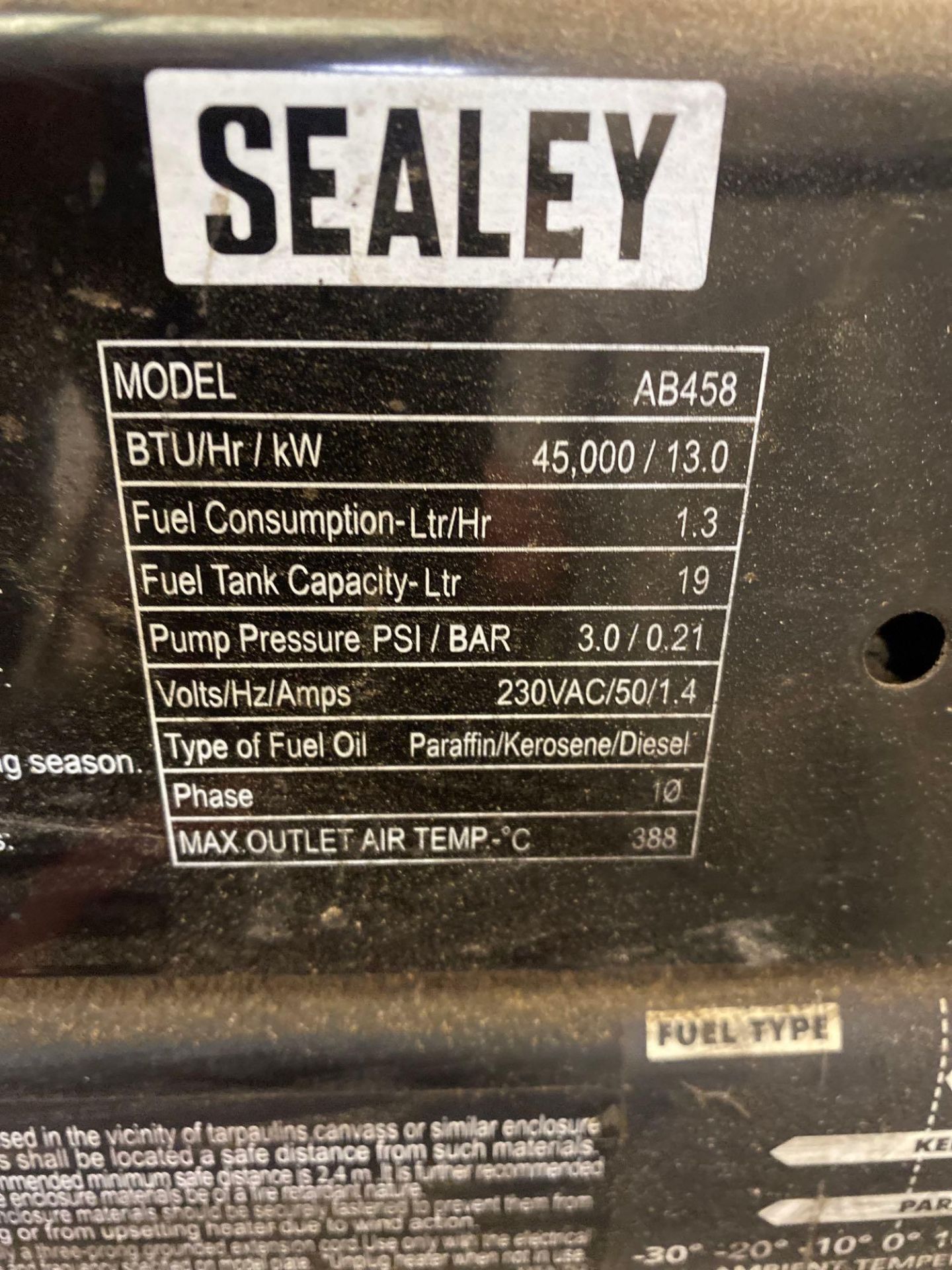 Sealy space warmer model AB458 - Image 3 of 3