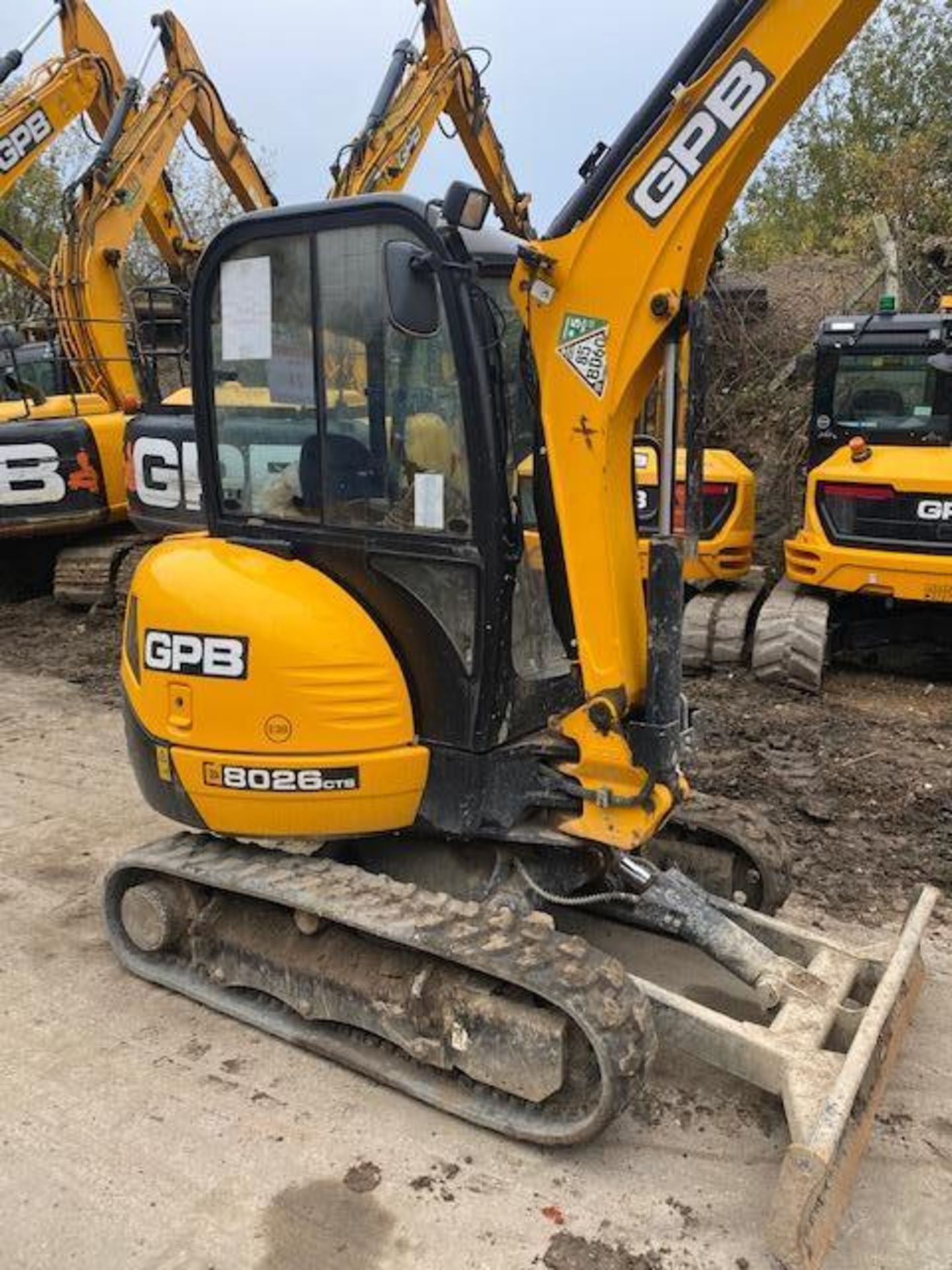 JCB 8026 3T 3 ton excavator (E38) (2021) - Image 3 of 11