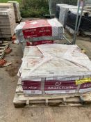 2 pallets of concrete patio slabs two different sizes