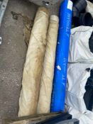 3 rolls of Terram weed control membrane