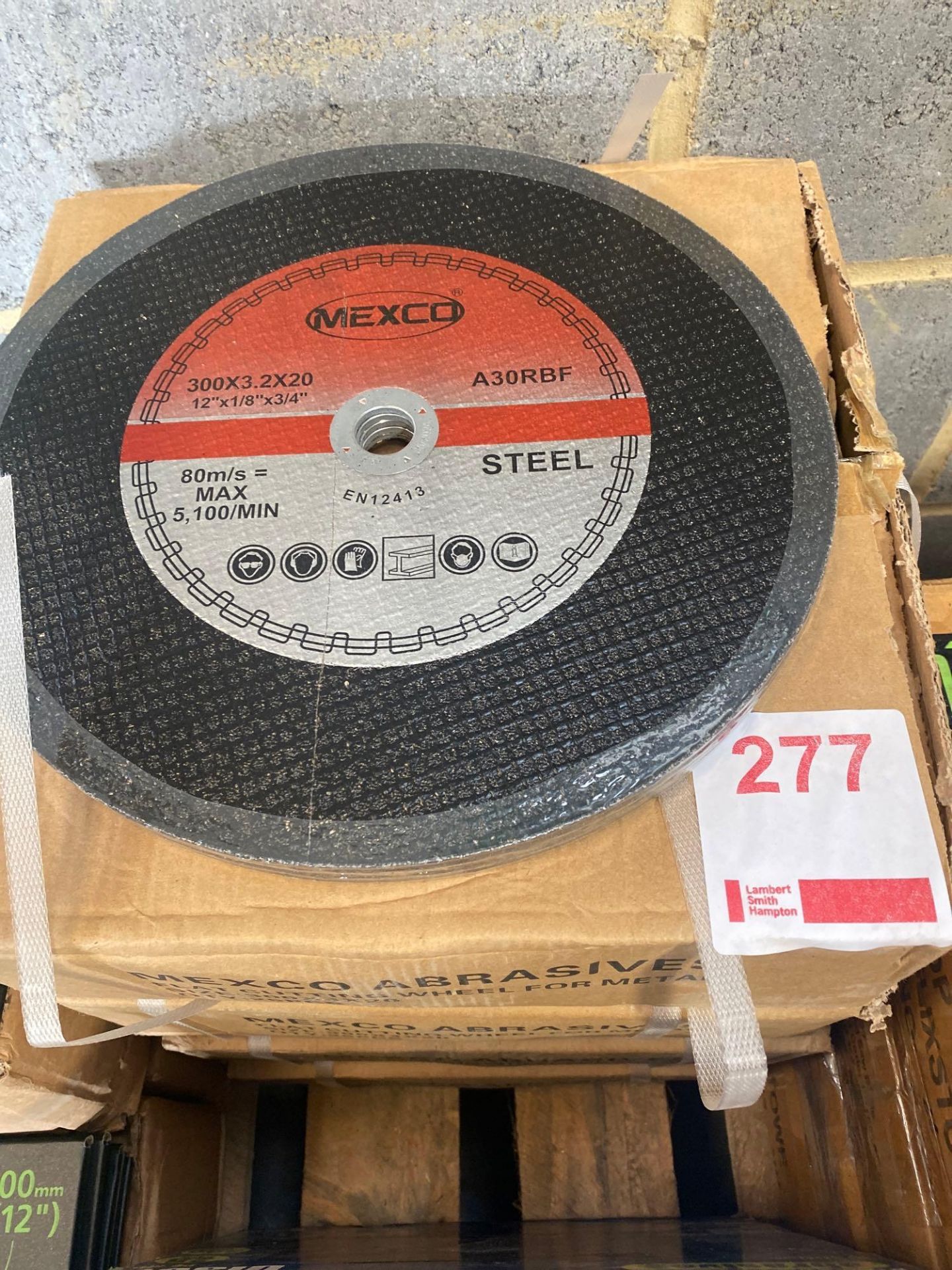 100 Mexico A30 RBF steel cutting discs, 300x3.2x20