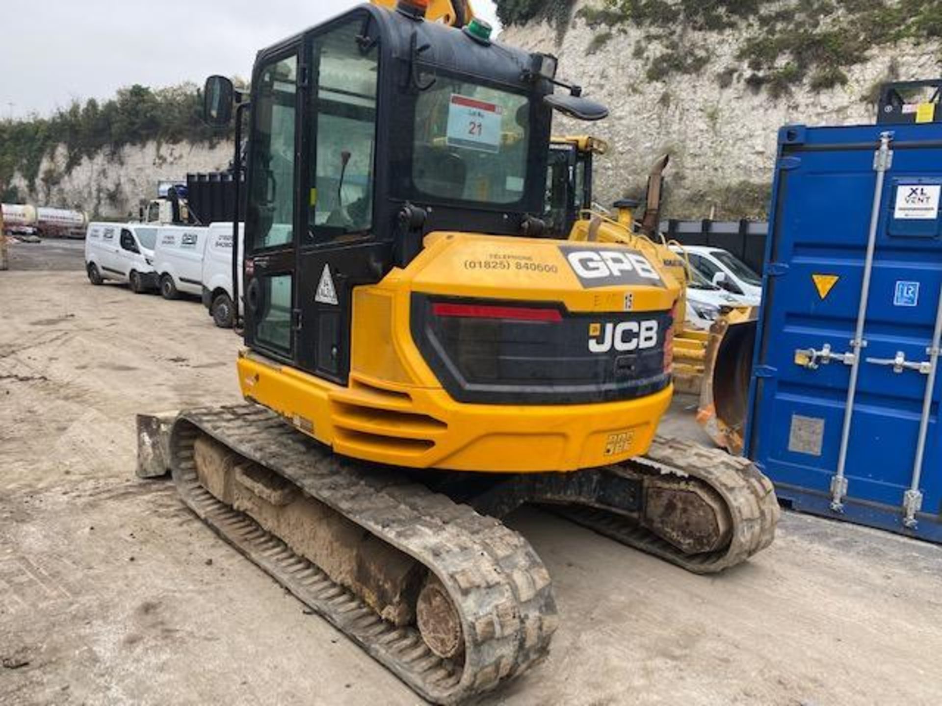 JCB JCB85Z1 8 ton excavator (E15) (2015) - Image 6 of 17