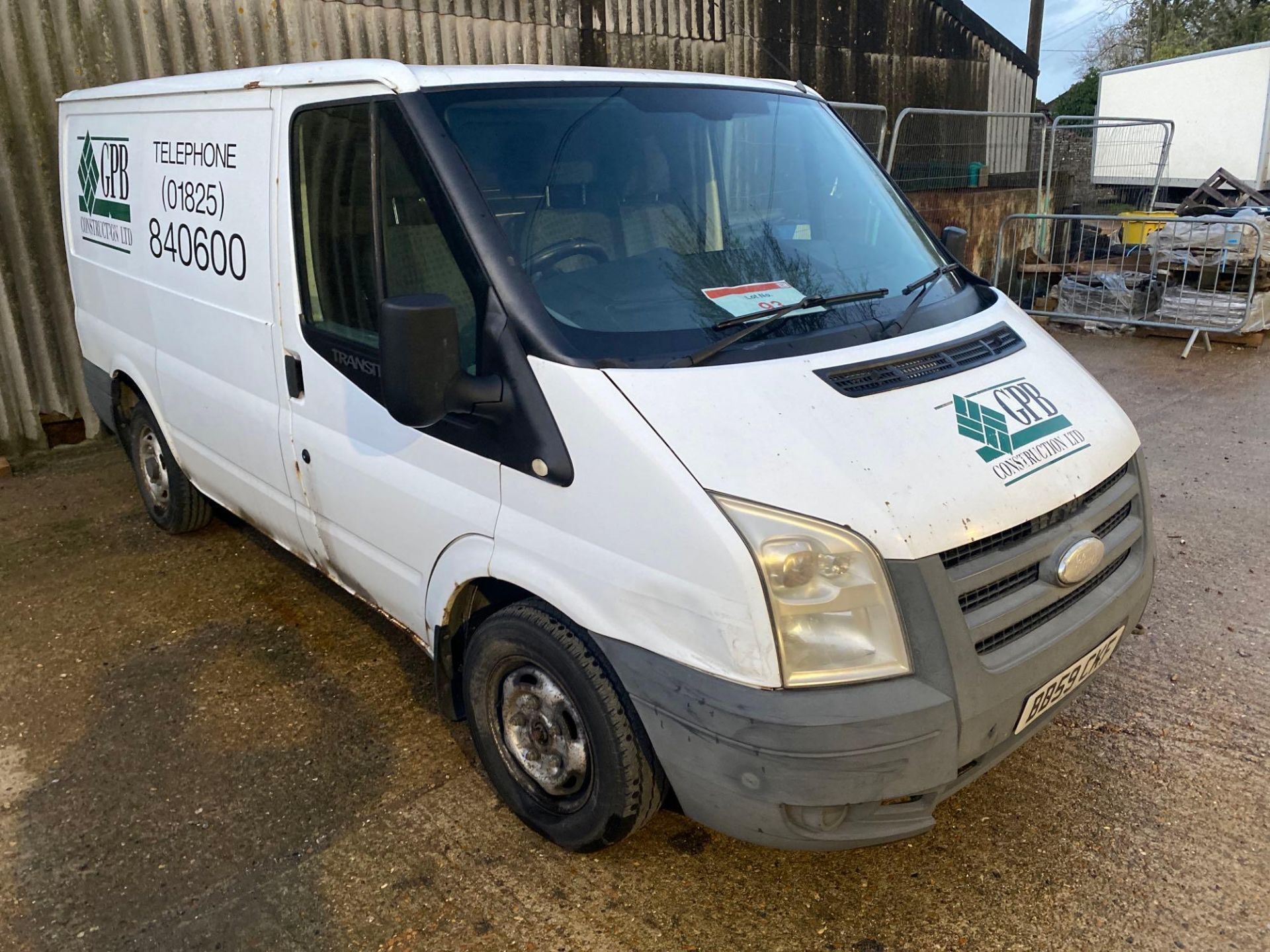 FORD TRANSIT 260 SWB DIESEL FWD - Low Roof Van TDCi 85ps, DOR 15/12/2009 - Image 3 of 8