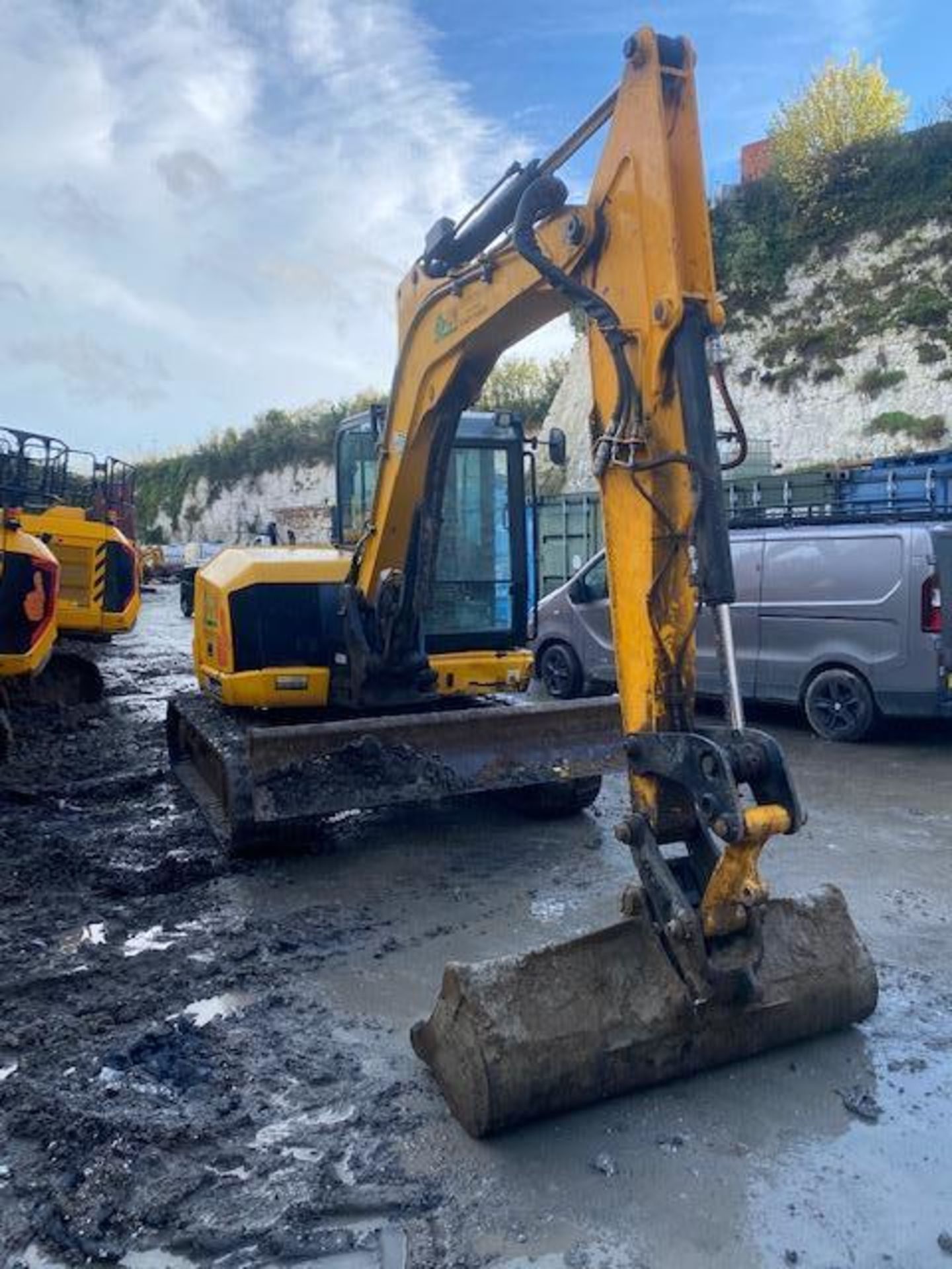 JCB JCB85Z1 8 ton excavator (E17) (2015) - Image 2 of 12