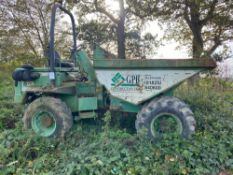 Barford SX6000, 6 ton dumper, date of manufacturer 2010, Suitable for spares or repair.