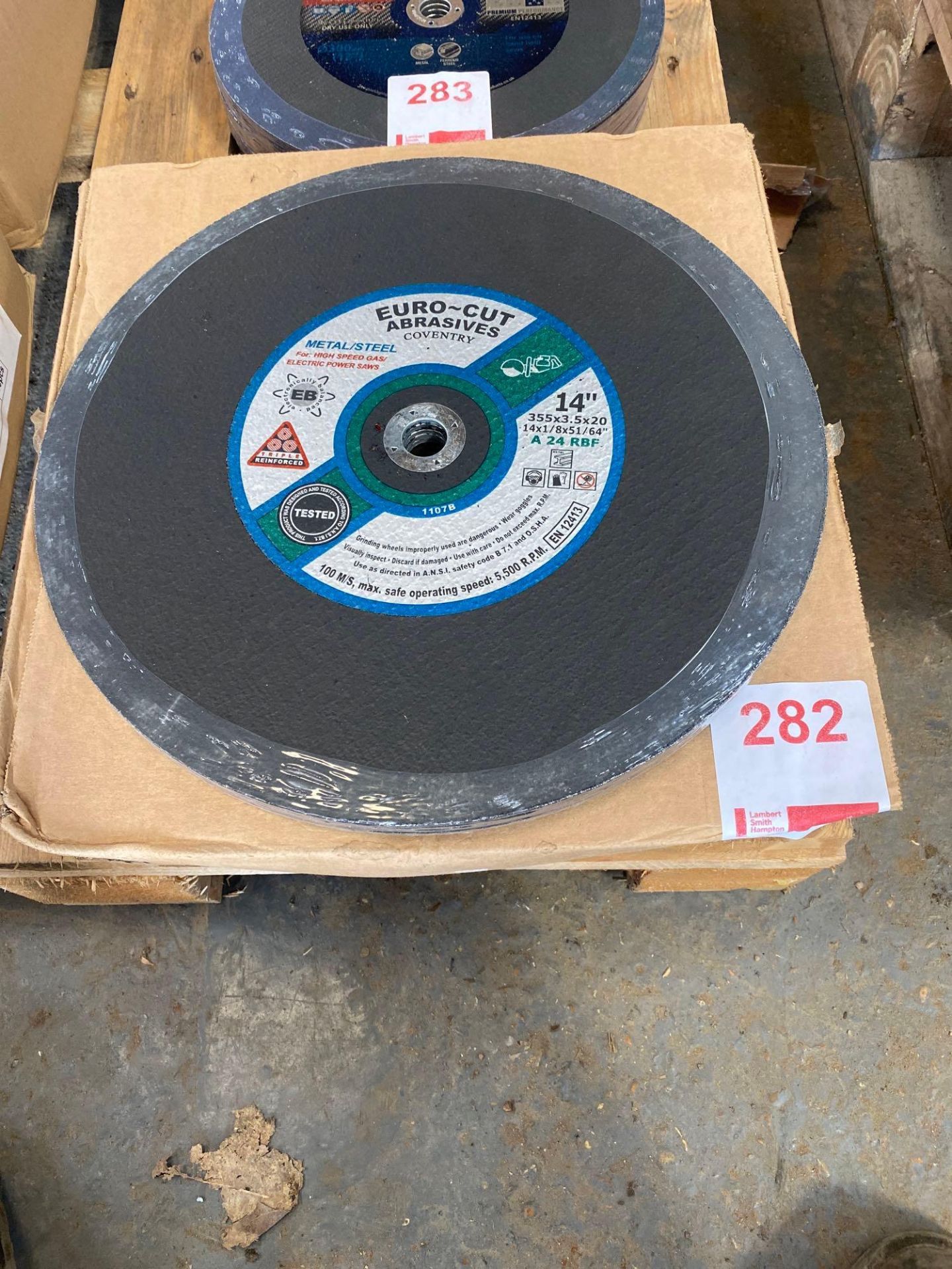 25 euro-cut 14 inch abrasive disc for metal and steel