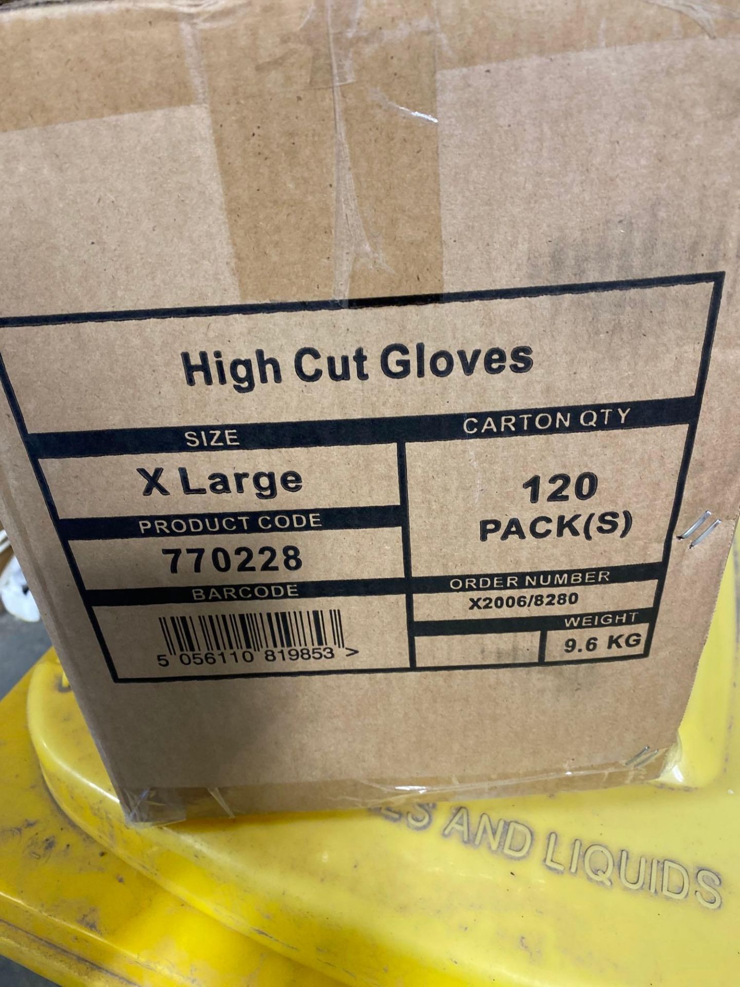1 box of 120 pairs of extra large high cut gloves made by Timco - Image 2 of 2