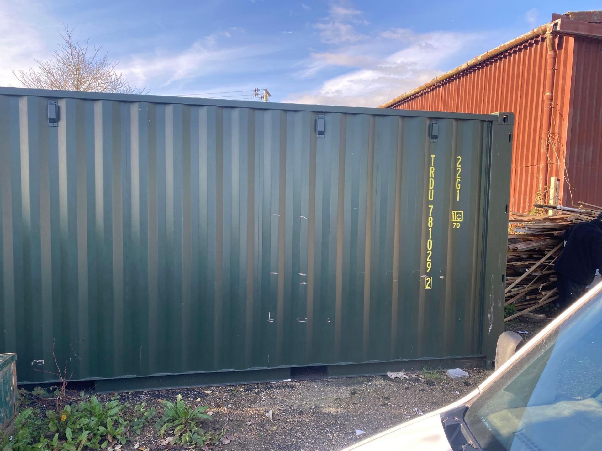 20 foot shipping container type TO48BA/1-AA, manufacturers number DFDC113318 date of manufacture 12/ - Image 3 of 4