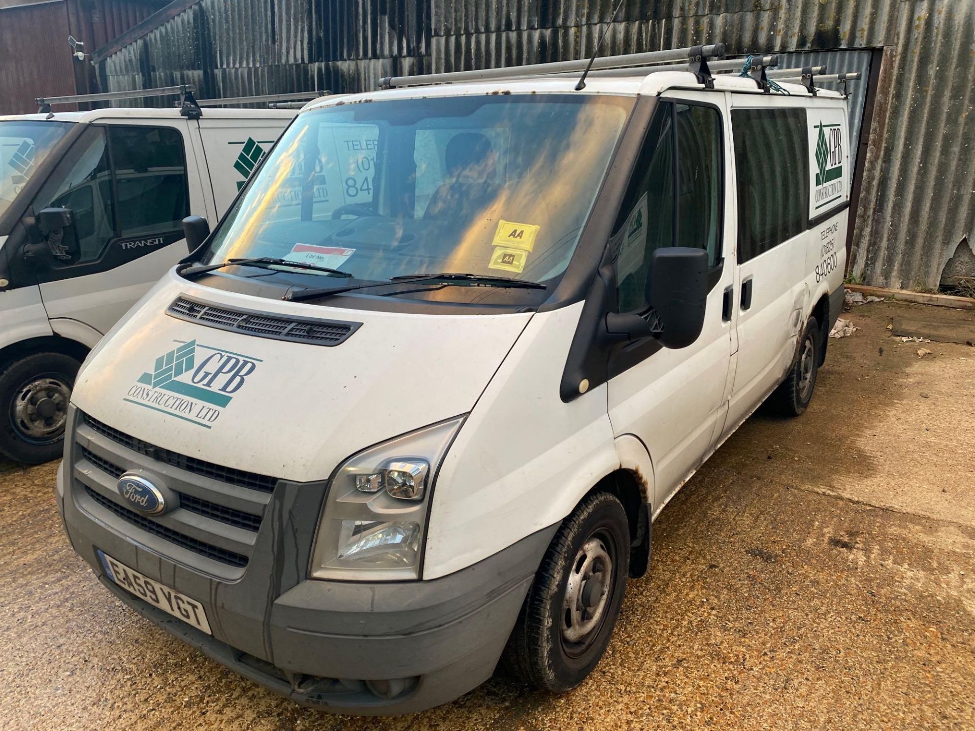 FORD TRANSIT 280 SWB DIESEL FWD - LOW ROOF D/CAB VAN TDCI 115PS D.O.R 31/12/2009 - Image 3 of 13