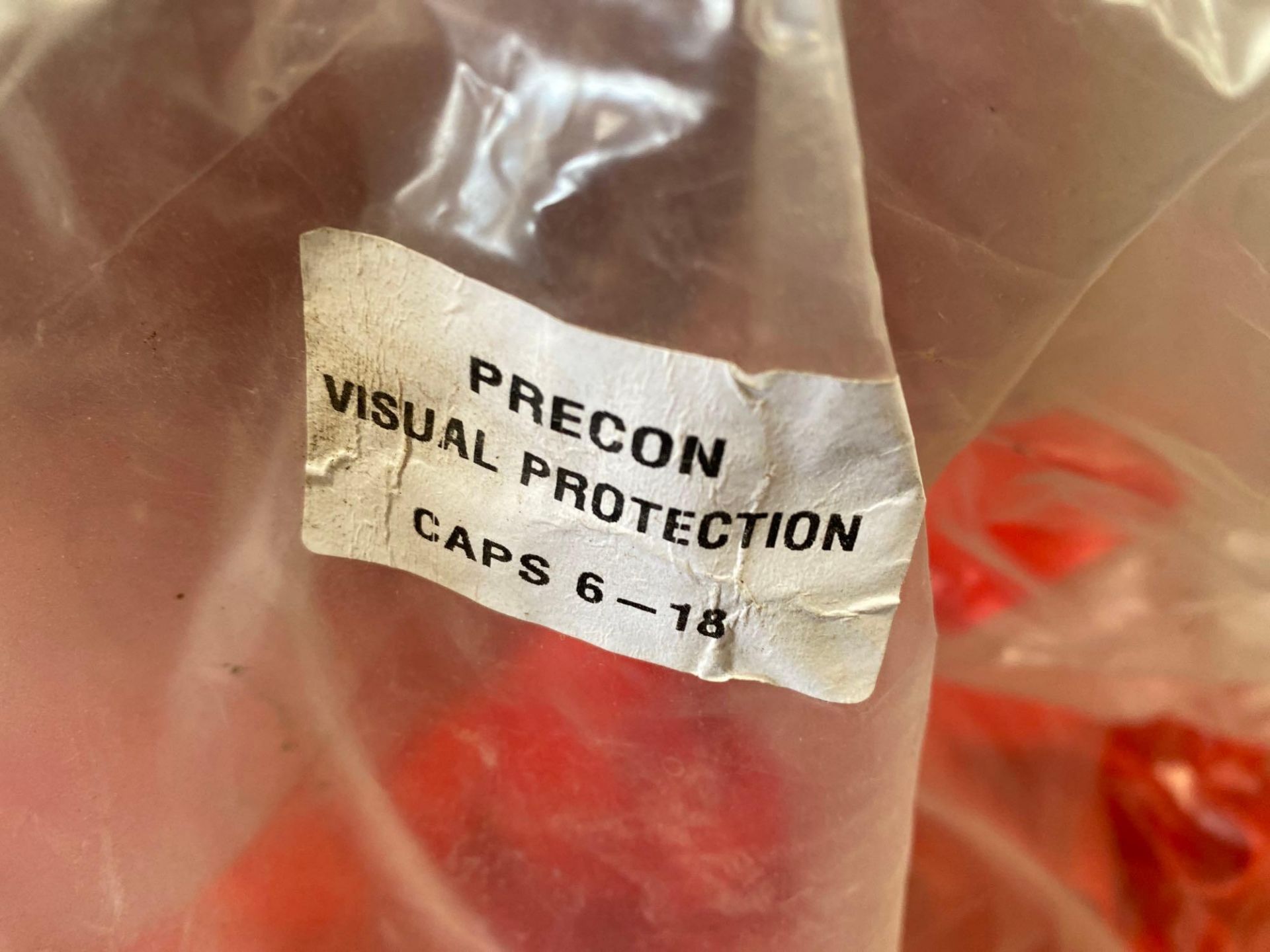 Approximately 30 bags of various size precon visual protection caps - Image 3 of 3