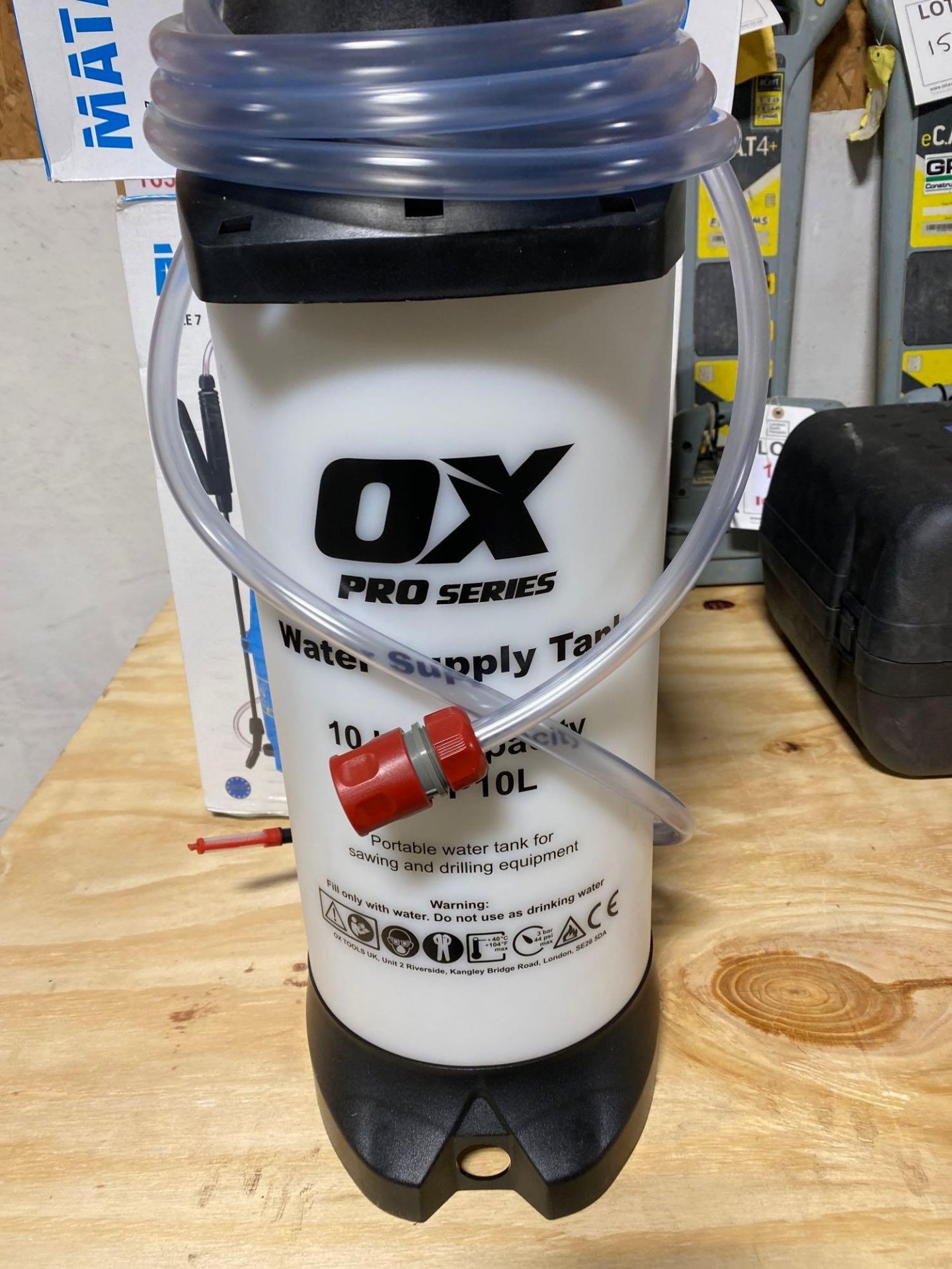 4 x OX pro series water supply tanks 10L