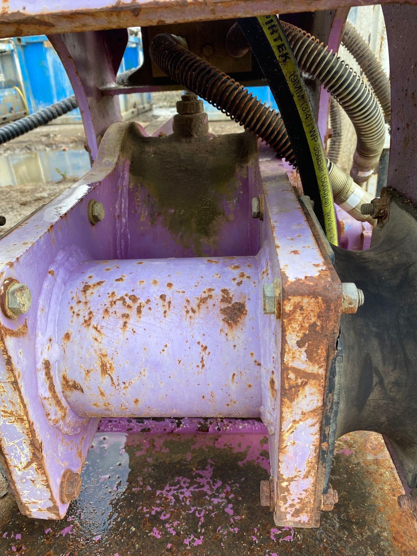 Pro Dem PHC150 excavator whacker plate date of manufacture 2015 - Image 6 of 6