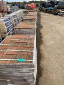 5 pallets of red house bricks
