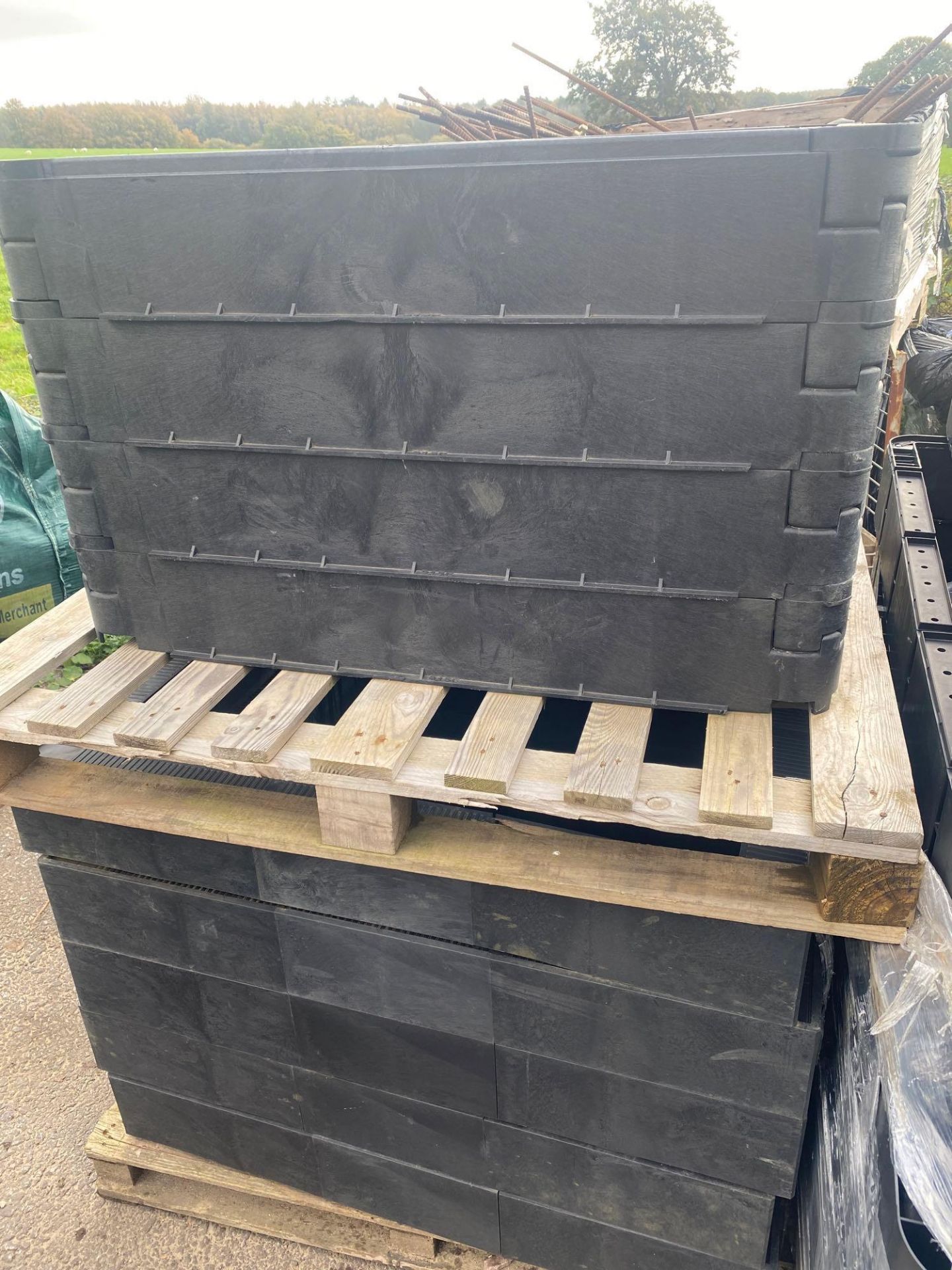 3 pallets of various sized BT box plinths - Image 5 of 5