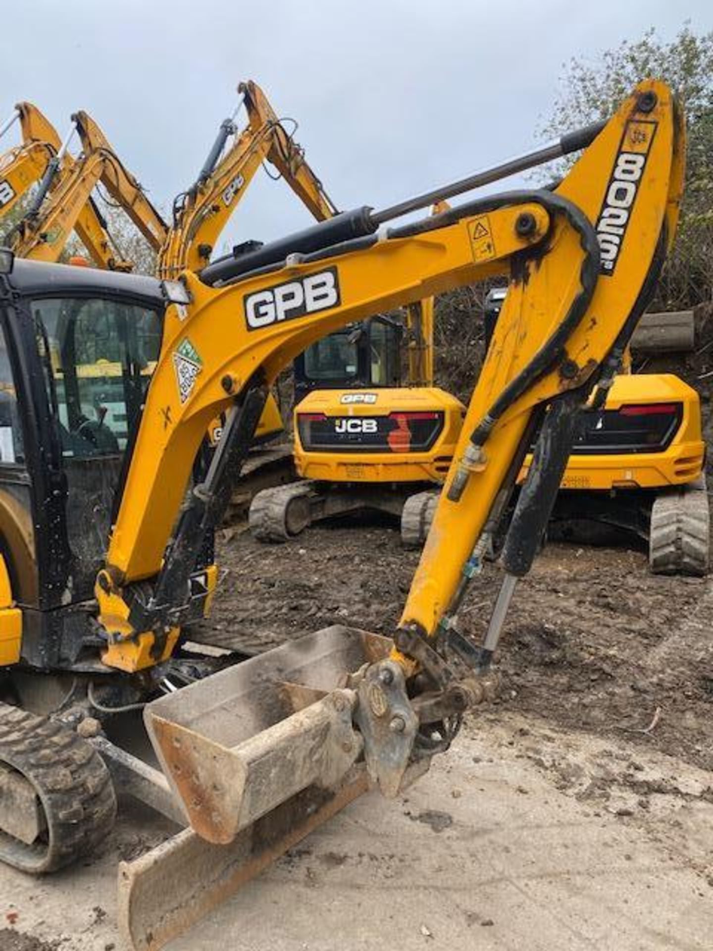 JCB 8026 3T 3 ton excavator (E38) (2021) - Image 7 of 11